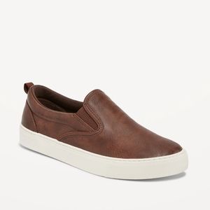 Canvas Slip-On Sneakers for Boys NWT